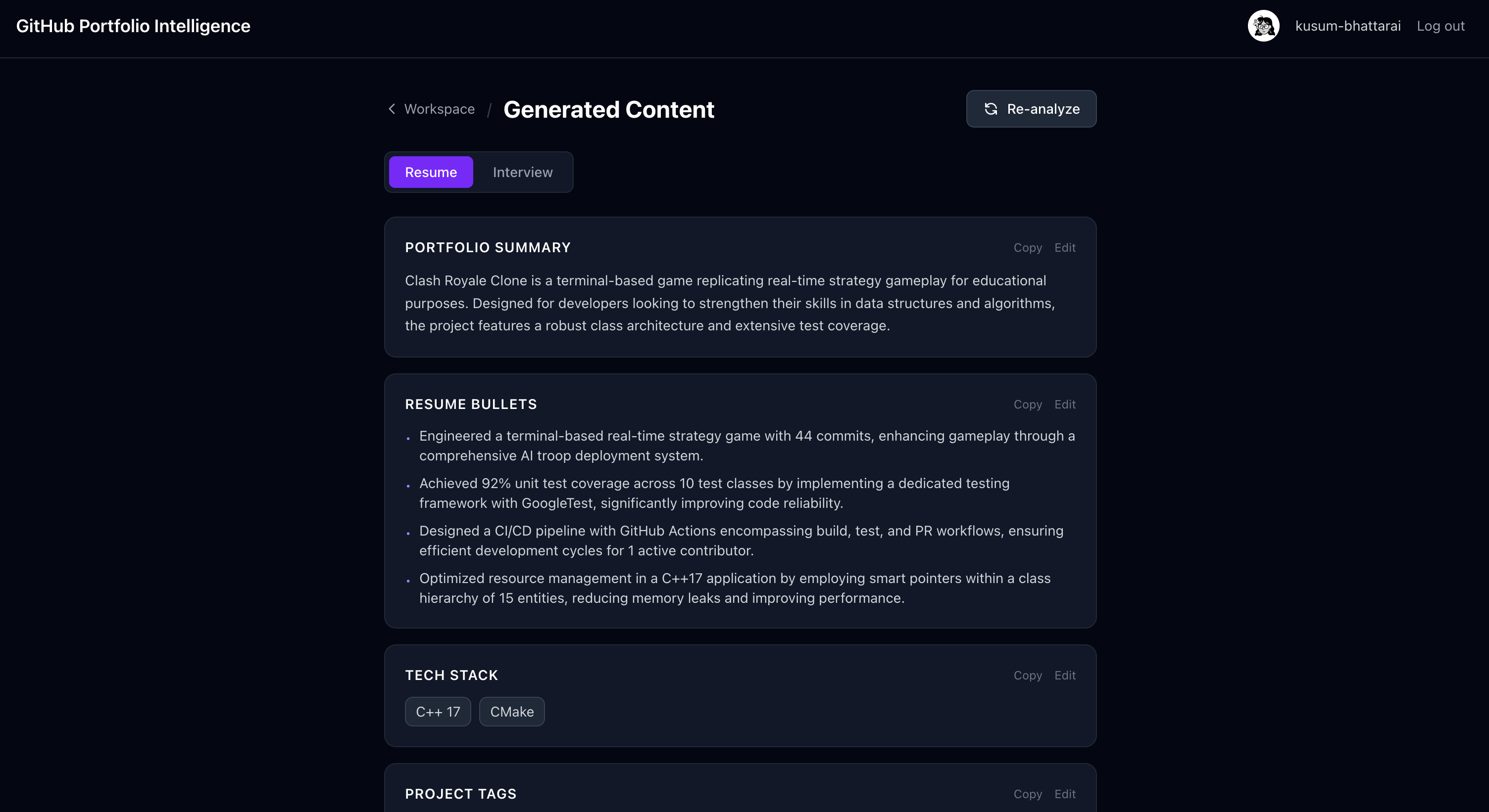 GitHub to Portfolio 5