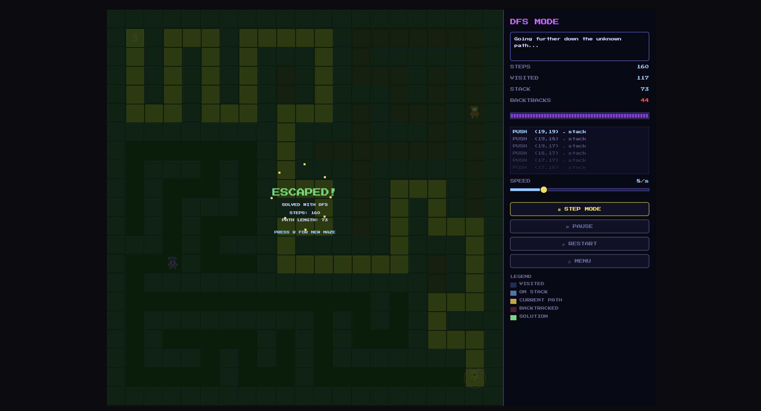 Maze Crawler - BFS solved