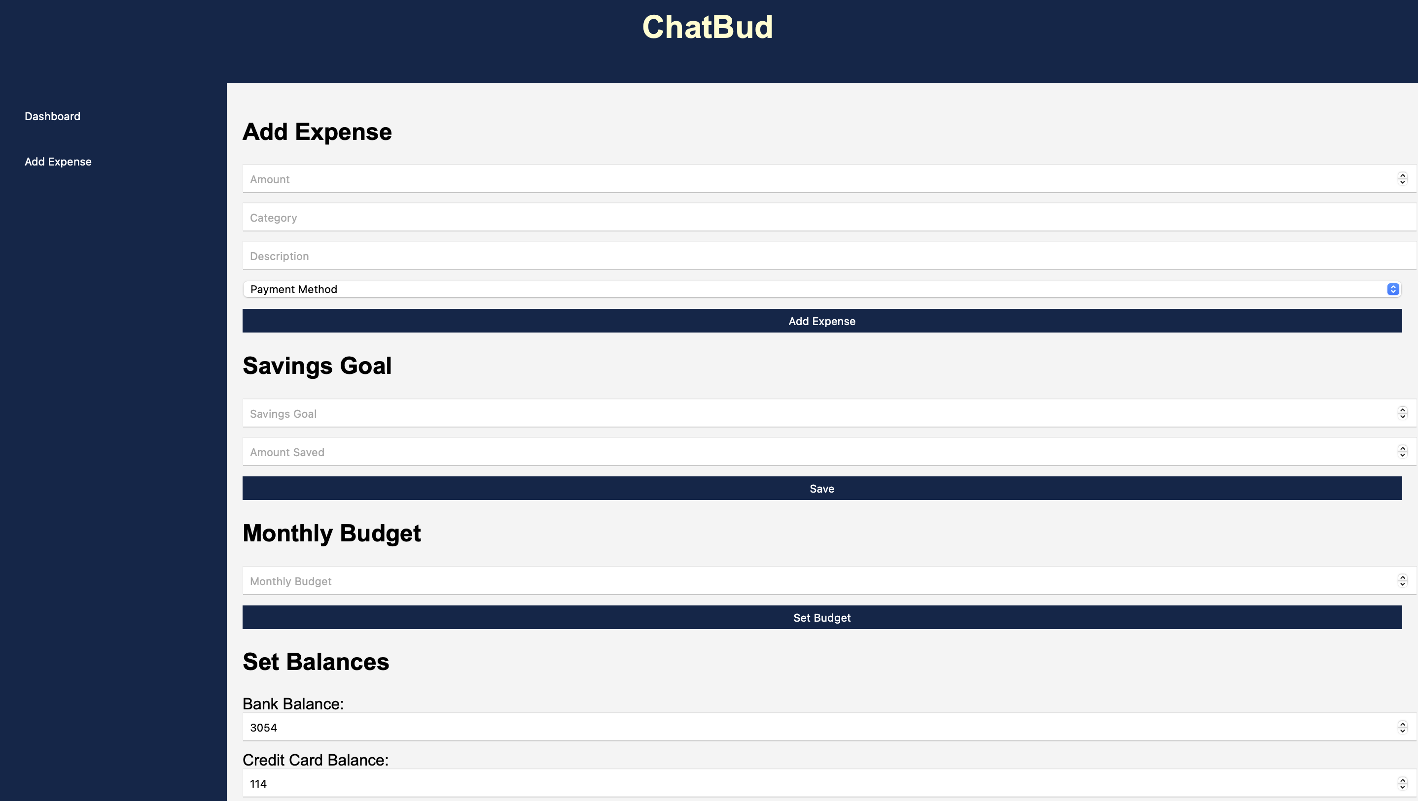 ChatBud Project Screenshot